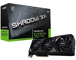 Відеокарта MSI RTX 5070 TI 16G SHADOW 3X OC (RTX 5070 TI 16G SHADOW 3X OC) (GDDR7, 256 bit, PCI-E v5.0 x16) U1 - мініатюра 7