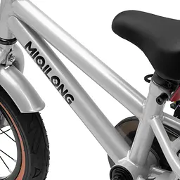Дитячий велосипед Miqilong ST 12" срібний - мініатюра 9