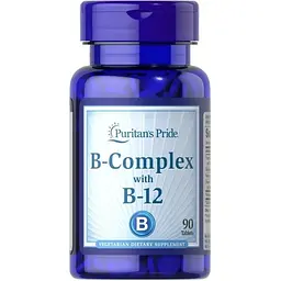 Амінокислота Puritan's Pride B-Complex with B-12, 90 таблеток vit0003983