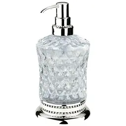 Дозатор для рідкого мила Kugu Versace Freestand Glass 830C, Хром