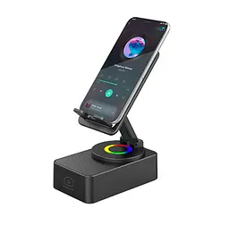 Портативна акустика WUW R190 Bluetooth + підставка утримувач 2 в 1 Desktop Speaker - мініатюра 4