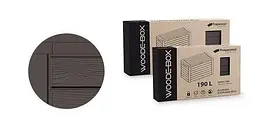 Ящик для зовнішнього зберігання Prosperplast WOODEBOX 190 л, коричневий - мініатюра 4