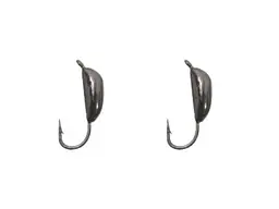 Мормишка FISHING ROI вольфрам Банан ризький з вушком 4мм 0,92г black nickle
