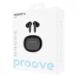Бездротові навушники Proove MoshPit 2 TWS чорні (55760 black) - мініатюра 2
