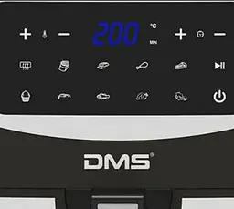 Багатофункціональна піч DMS HF-7S XXXL з духовкою 1800 Вт система Air Fryer функція гаряче повітря - мініатюра 5