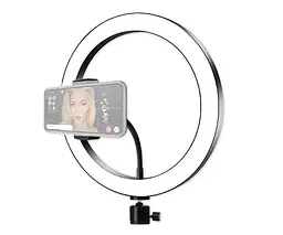 Лампа кільцева XPRO Live Light SMN-12 зі штативом з тримачем для телефона (949_8248) - мініатюра 2