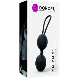 Вагінальні кульки Dorcel Dual Balls Black діаметр 3.6 см 55 г