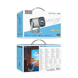 Проектор Hoco DT7, Android, 1080p, 370ANSI, Wi-Fi 2.4+5G, 1/32GB, Black, Box - мініатюра 7
