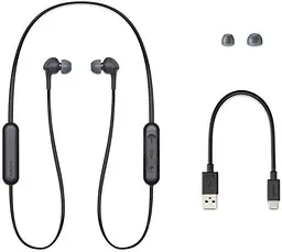 Навушники Sony WI-XB400 In-ear Wireless Mic Black (WIXB400B.CE7) - мініатюра 3