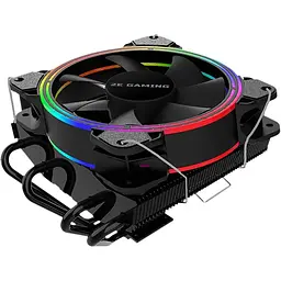 Кулер для процесора 2E Gaming Air Cool AC120T4 ARGB чорний алюміній мідні теплові трубки 1x120 мм ARGB для Intel