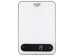 Ваги кухонні Adler AD 3177 white black