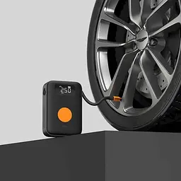 Автомобільний насос WIWU Ai003 Cordless Tire portable smart air pump Black - мініатюра 4