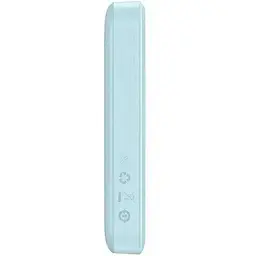 Портативна батарея Baseus Magnetic Mini Wireless Quick Charging 10000 mAh 20W PPCX110103 Blue - мініатюра 7