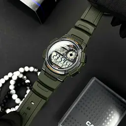 Чоловічий годинник Casio AE-1000W-3A Чорний ( AT1141-0081 ) - мініатюра 2