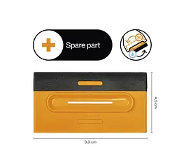 Запасний скребок 9 см для щіток і скребків Fiskars X-Series, Plus, Solid (1078610) - мініатюра 2