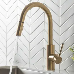 Змішувач для кухні Kraus Oletto золотий KPF-2620BB, Золотий - мініатюра 3