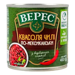 Квасоля Верес Чилі по-мексиканськи 400 г - мініатюра 3