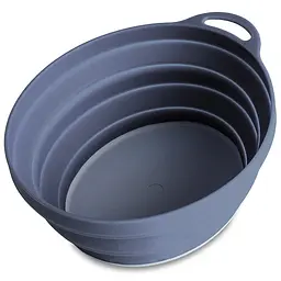Тарілка Lifeventure Silicone Ellipse Bowl Чорний - мініатюра 3