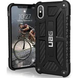 Оригінальний протиударний чохол UAG Monarch для iPhone XS Max Black Carbon 111101114242 - мініатюра 8