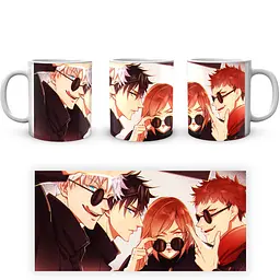 Кухоль GeekLand Jujutsu Kaisen Магічна Битва Ітадорі Нобара Мегумі Годжо JK.02.32 330 мл білий - мініатюра 3