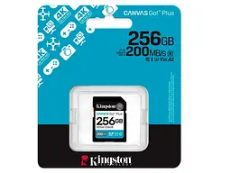 Карта пам'яті Kingston Canvas Go! Plus SDXC UHS-I U3 V30 Class 10 256 GB (SDG4/256GB) - мініатюра 3