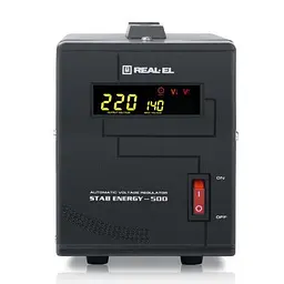Стабілізатор Real-El STAB ENERGY-500 (EL122400011) - мініатюра 2