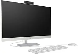 Моноблок HP 27 All-in-One 27-cr1004ua FHD IPS/Intel U7-155U/16GB/512SSD/UMA/DOS/Shell White (A45E3EA) - мініатюра 2