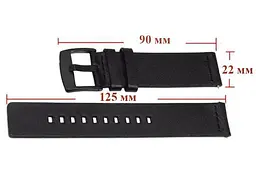 Шкіряний ремінець Primo Classic для годинника Garmin Vivoactive 4 Black - мініатюра 6