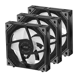2E Gaming Корпусний вентилятор 2E GAMING Air Cool ACF120MB-ARGB, 3x120мм, 2000rpm, 4pin PWM +5VARGB, 20.5dBa, чорний - мініатюра 8