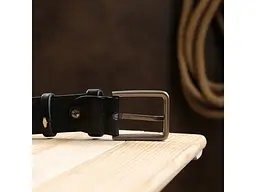 Шкіряний батальний ремінь для чоловіків Vintage 3.5х150 см acs0029613 - мініатюра 7