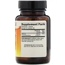 Ліпосомальний вітамін D3 Dr. Mercola Liposomal Vitamin D3 10000 IU 90 капсул - мініатюра 2