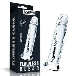 Фаломіметатор Lovetoy Flawless, 18 см (прозорий)