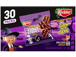 Печиво Keebler Spookie Fudge Stripes Minis Halloween 30шт, 425г - мініатюра 2