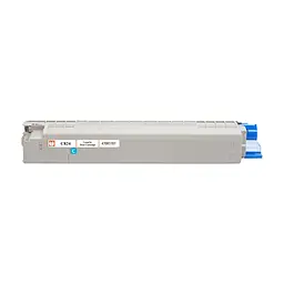 Тонер-картридж BASF OKI C824/834/844/ 47095707 Cyan (KT-47095707) - мініатюра 3