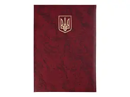 Папка BUROMAX "Герб" А4+ балакрон бордо