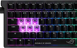 Клавіатура ASUS ROG Strix Morph 96 Wireless NX Snow V2 UKR Black (90MP04IF-BKMA03) - мініатюра 10