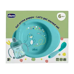 Набір дитячого посуду Chicco Set Prima Pappa 6 міс.+ блакитний (16200.25) - мініатюра 7
