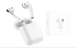 Бездротові навушники Borofone BW25 TWS Bluetooth 5.3, з мікрофоном, білі - мініатюра 2
