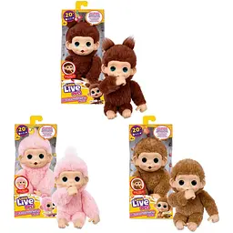 Інтерактивна іграшка Moose Little Live Pets Мавпеня Пепі Піч бежева (26766) - мініатюра 7