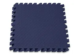 Татамі мат EasyFit SwallowTail 4 шт (60х60х1 см) пазл хвіст ластівки синій