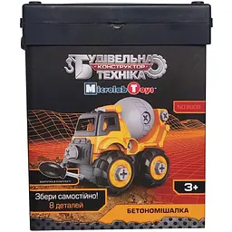 Конструктор Microlab Toys Будівельна техніка - бетонозмішувач (MT8908) - мініатюра 3
