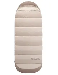 Спальний мішок з капюшоном Naturehike B400 NH21MSD11 (220 х 85см) Бежевий