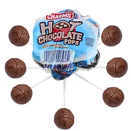 Льодяники на паличці Charms Hot Chocolate Lollipops 7шт 121г