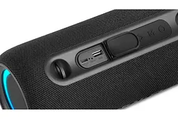Колонка портативна 2.0 Real-El X-725 Black, 2 x 7.5 Вт, пластиковий корпус, Bluetooth, USB - А/USB - C, RGB підсвічування, живлення від акумулятора, вбудований мікрофон, 86 дБ, 3600мА*год, час роботи 10 год (EL121600028) - мініатюра 6