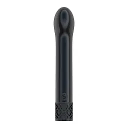 Вібратор Royal Gems Jewel Gunmetal 12 см (чорний) - мініатюра 2