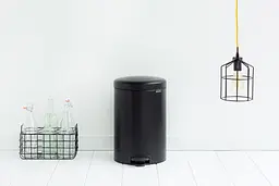 Бак для сміття Brabantia Pedal Bin, чорний матовий, 20 л (114106) - мініатюра 4