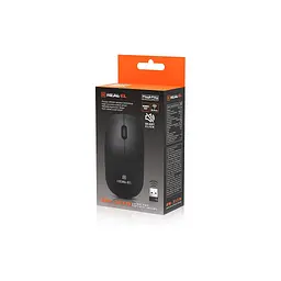 Мишка REAL-EL RM-313W Wireless Black (EL123200042) - мініатюра 2