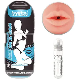 Мастурбатор Lovetoy Sex In A Can Mouth Stamina Tunnel тілесний