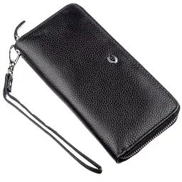 Шкіряний жіночий клатч ST Leather 18933 чорний