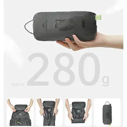 Рюкзак туристичний Naturehike компактний CNK2450XB026, 20 л, блакитний (6927595785430) - мініатюра 11
